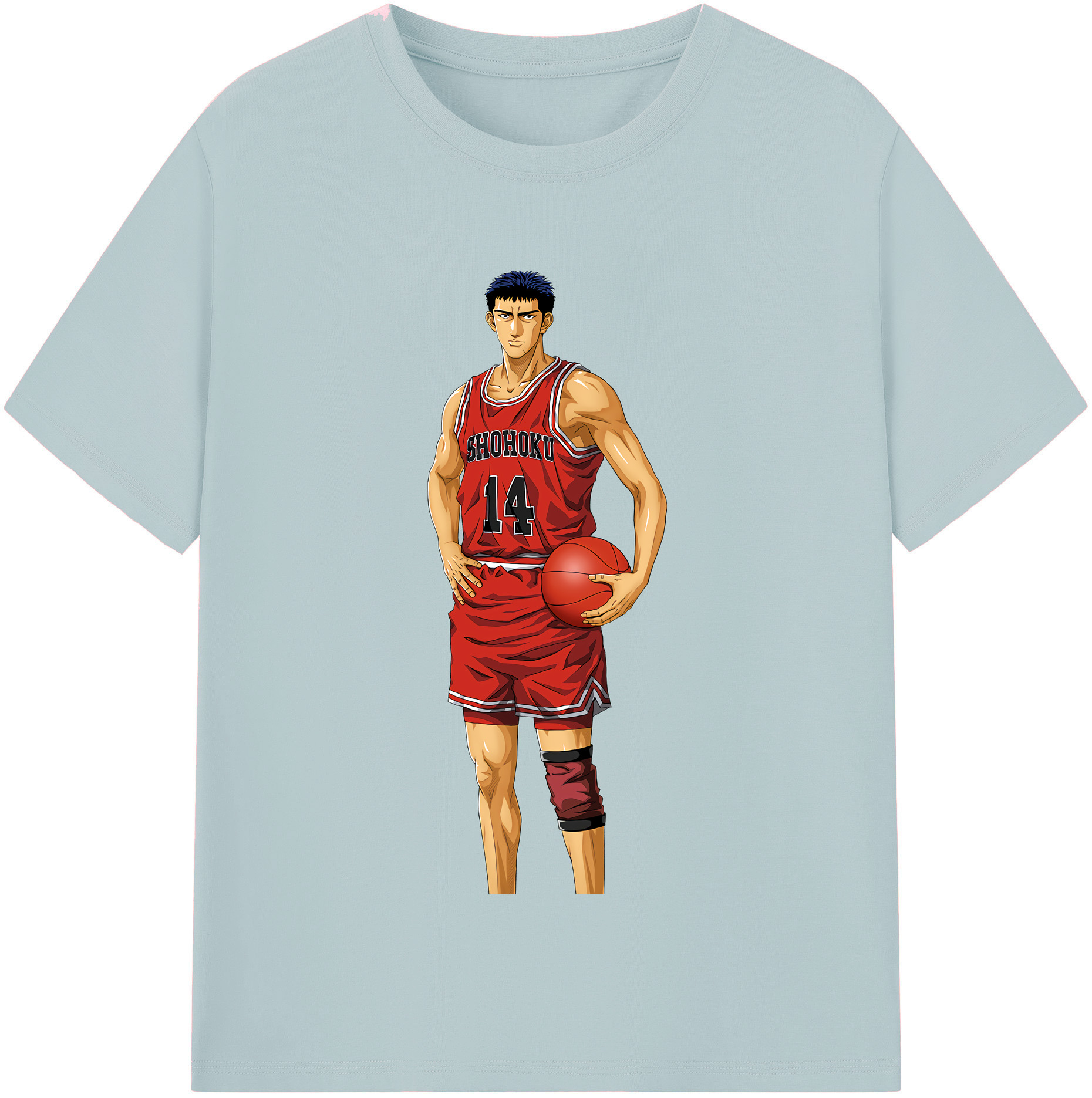 SLAM DUNK／スラムダンク 綿100％半袖Tシャツ（フロントプリント）